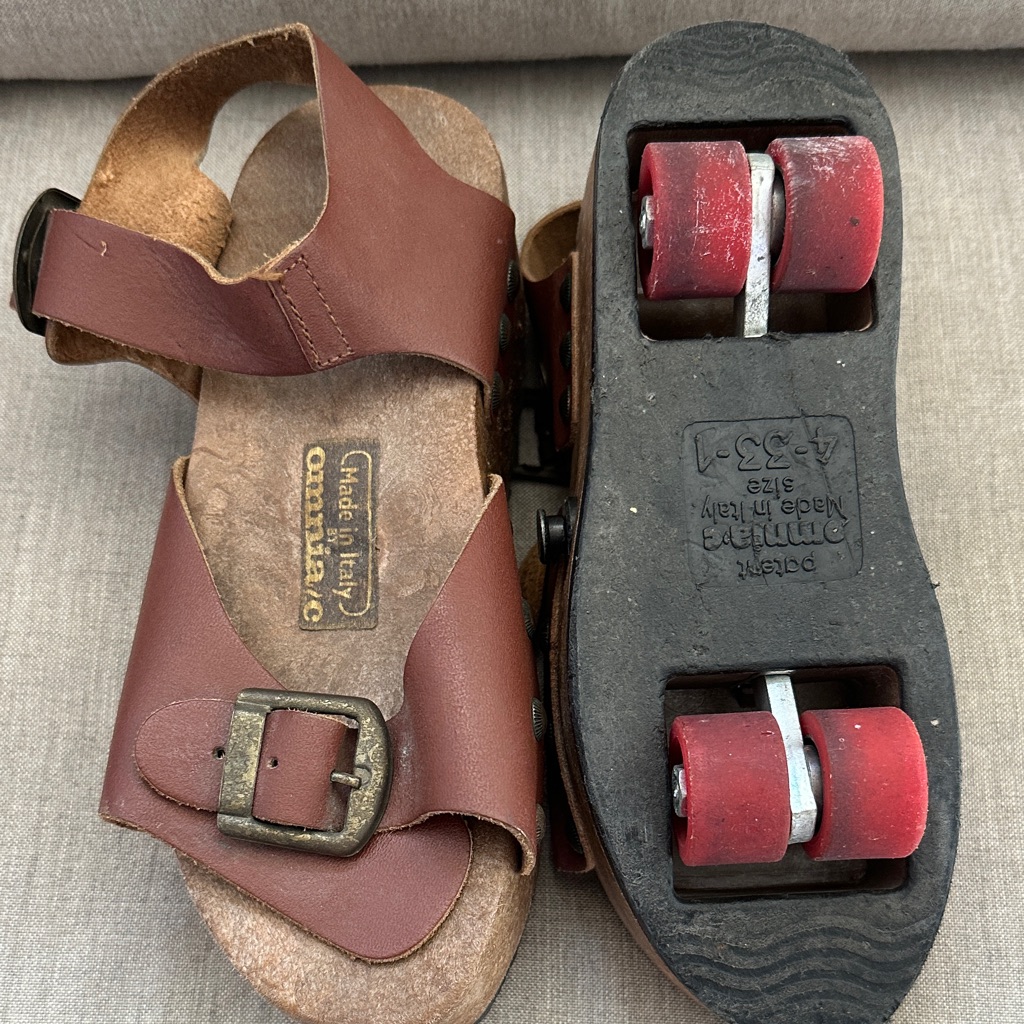 Rare 1970s Roller Skate Sandal